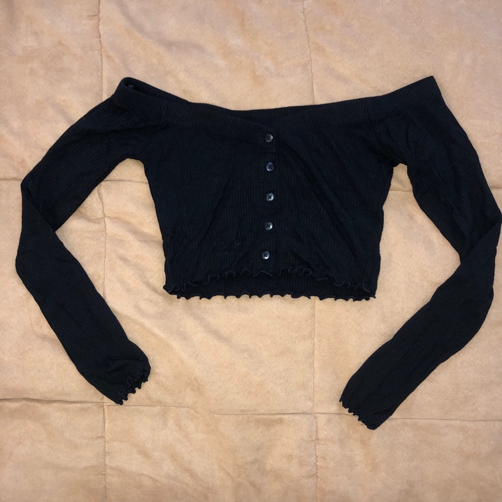 Off the Shoulder Crop Top